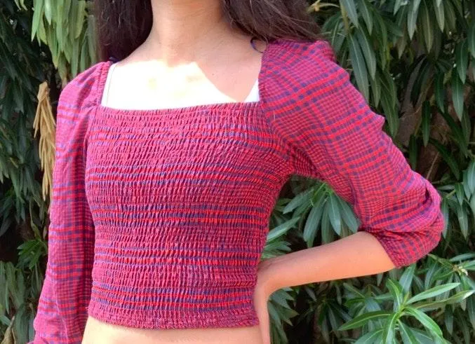 Stripe Square Neck Top - Image 7