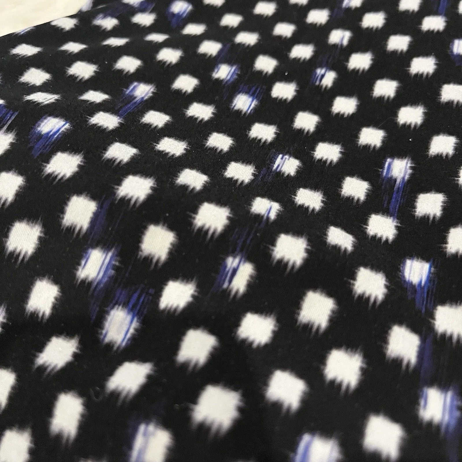 Profile By Gottex Women's One Piece Swimsuit Black Blue White Print Size 12 EUC - Image 9