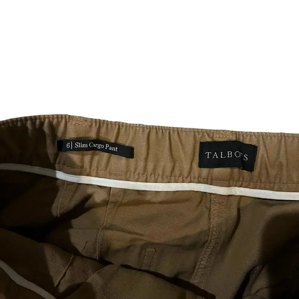 Talbots Khaki Slim Cargo Pants/Chinos Size 6 - Image 5