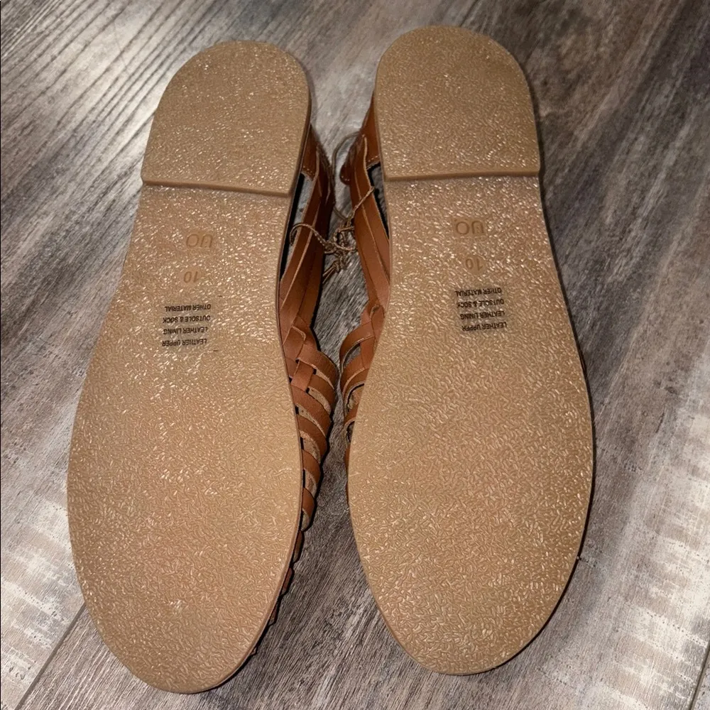 Huarache Urban Outfitters UO tan leather slip on size 10 NEW - Image 7