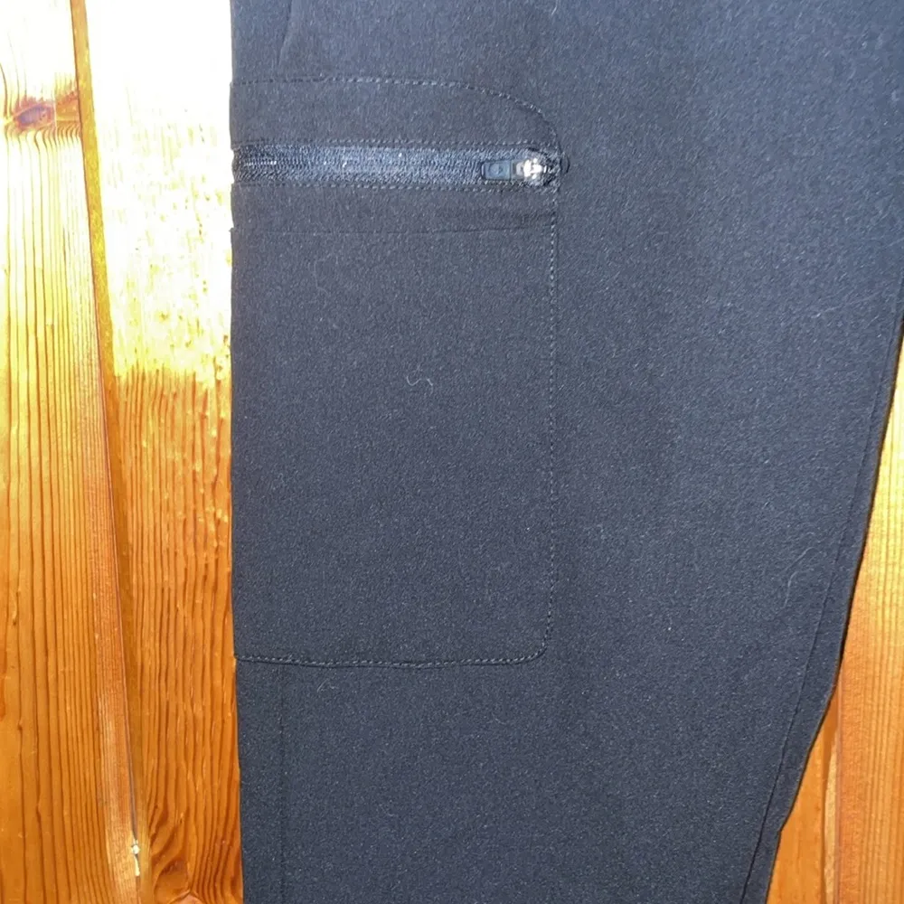 Zomora black fig scrub pants size XS doctors nurse scrub pants work wear women’s - Image 5