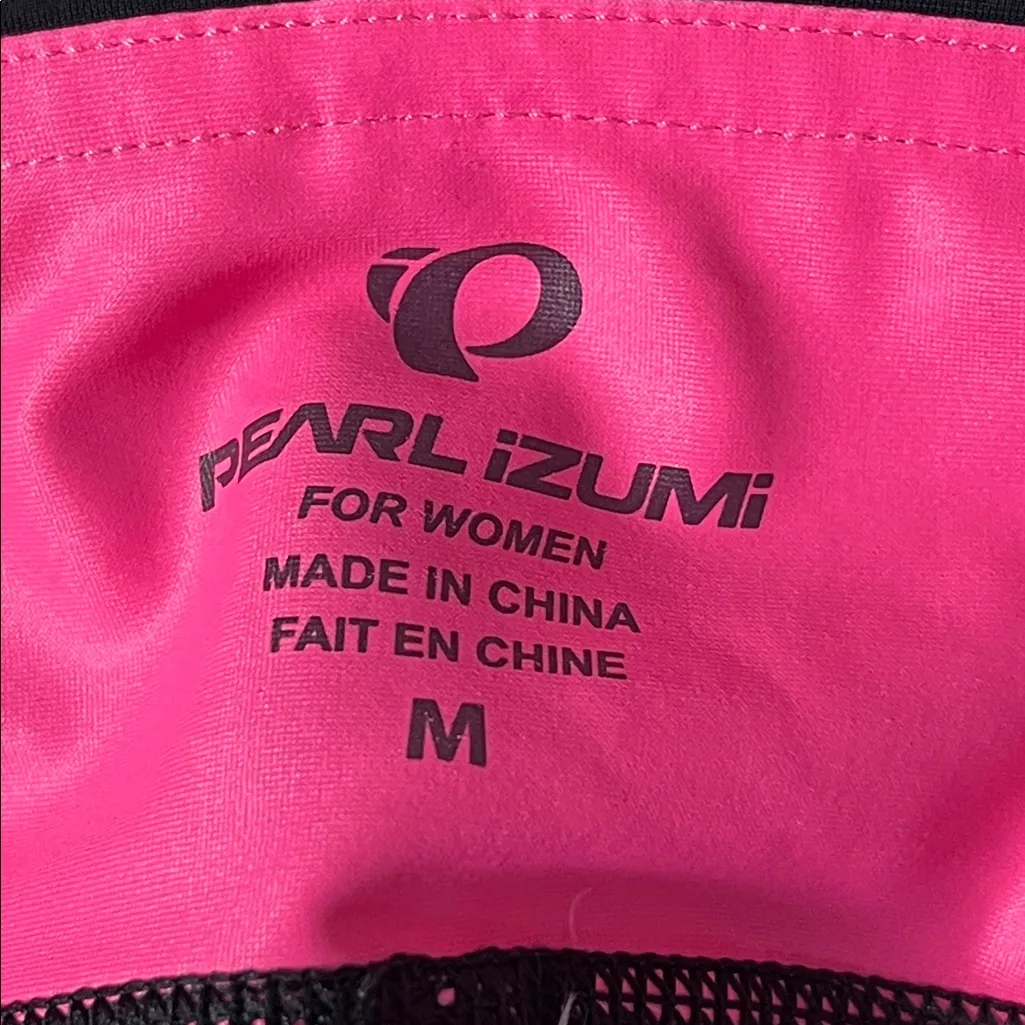 PEARL IZUMI Elite Pursuit Bike Spandex Shorts Black Pink Size Medium - Image 6