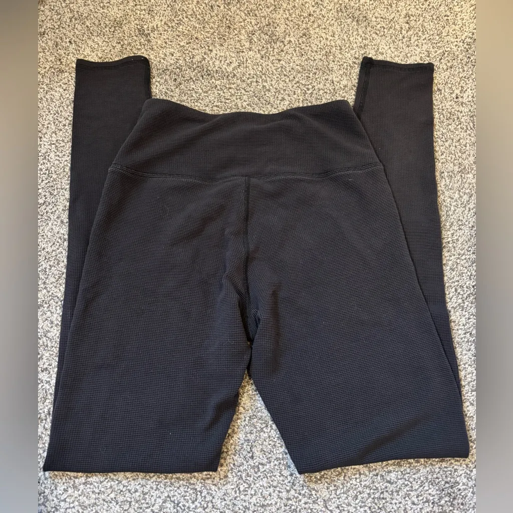 Alo Yoga Waffle Knit Leggings - Image 3