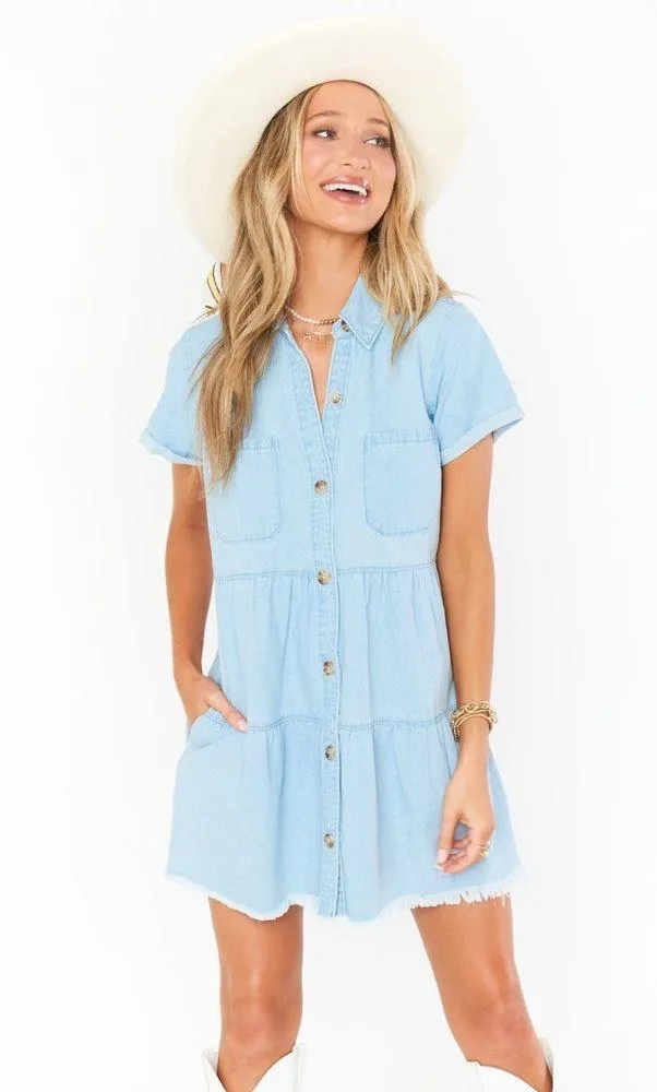 SHOW ME YOUR MUMU Birmingham Dress In Clear Skies - Image 2