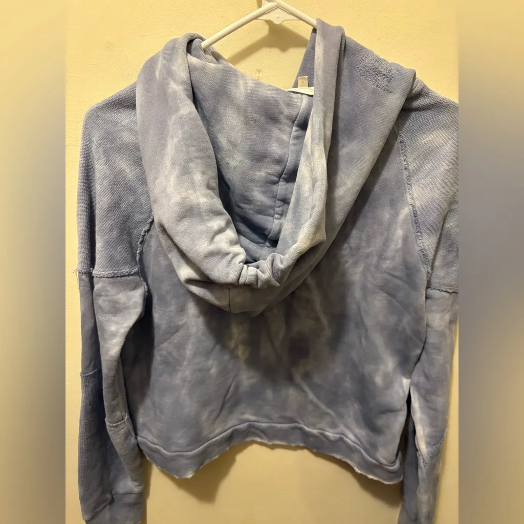 LoveShackFancy Anarosa Hoodie- Washed Denim Size Small - Image 16