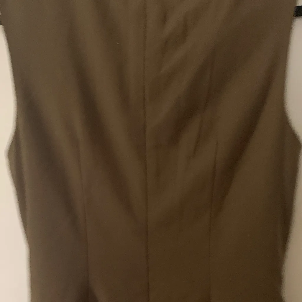 ASOS Brown Mini Dress with Ruffle Detail - Image 6