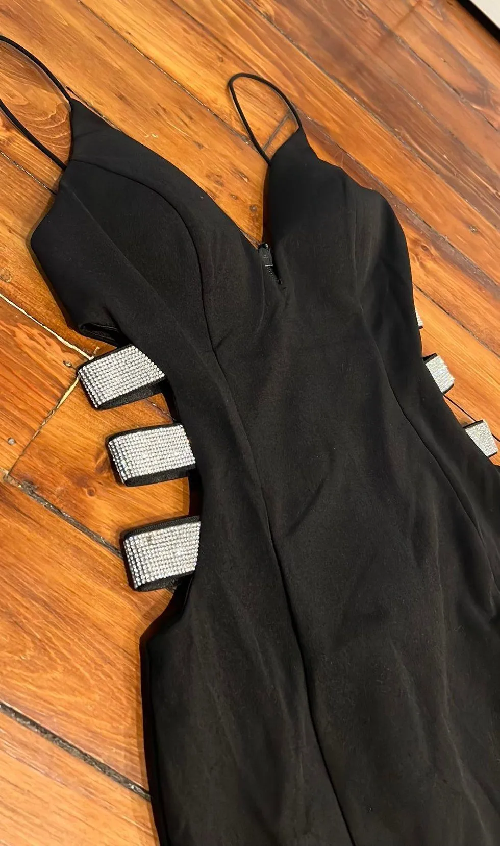 Windsor Sexy Bodycon Black Mini Dress - Image 3