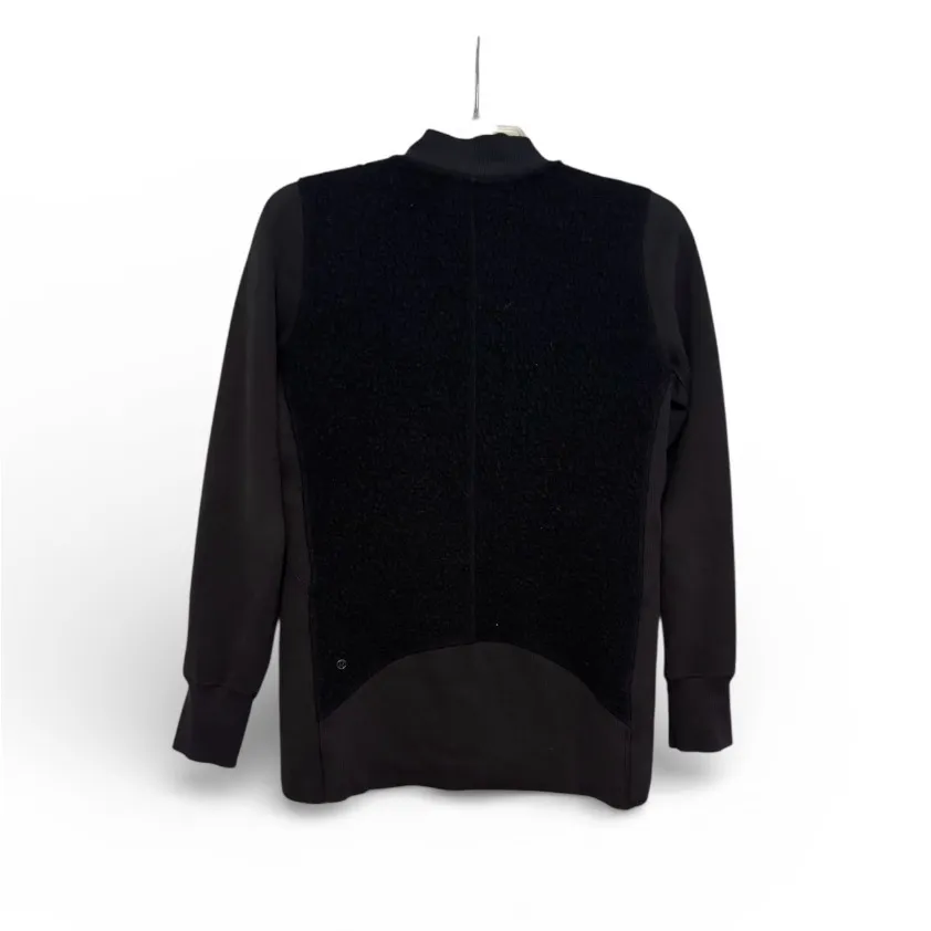 Lululemon Sherpa Women's Black Bomber Jacket 6 - Image 8