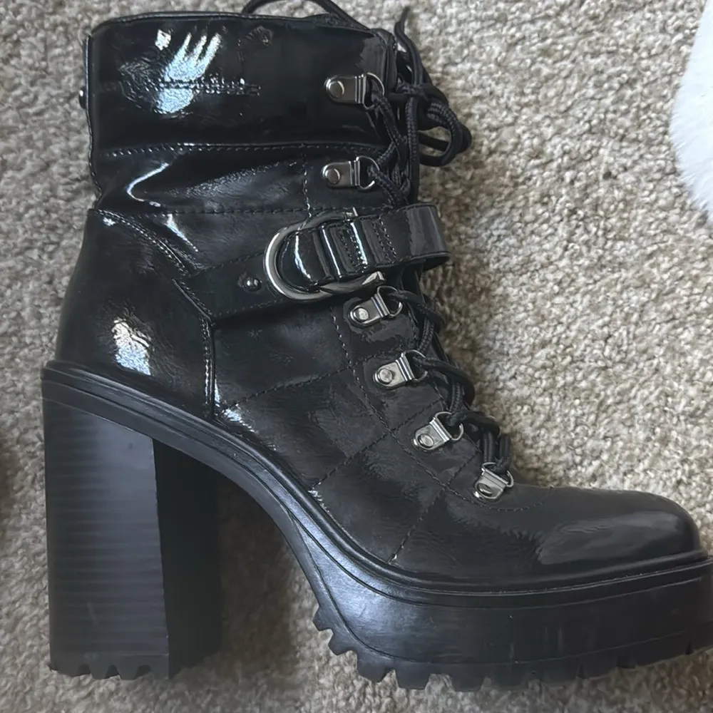 CBG Guess Parent leather high heeled boots - Image 5