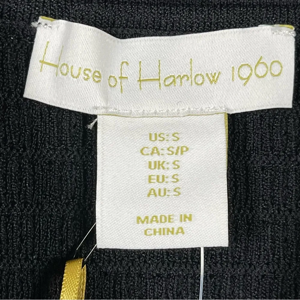 House of Harlow 1960 Black Combo SZ S - Image 5