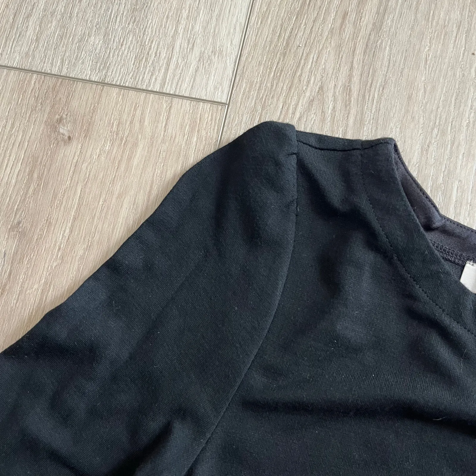 Loft Women's Black Long Sleeve Sweater Dress Size XS - Image 4