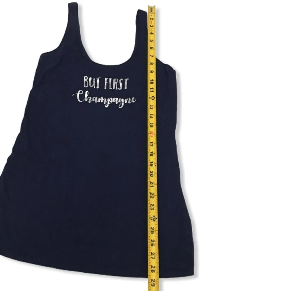 “But First Champagne” Tank Top - Image 7