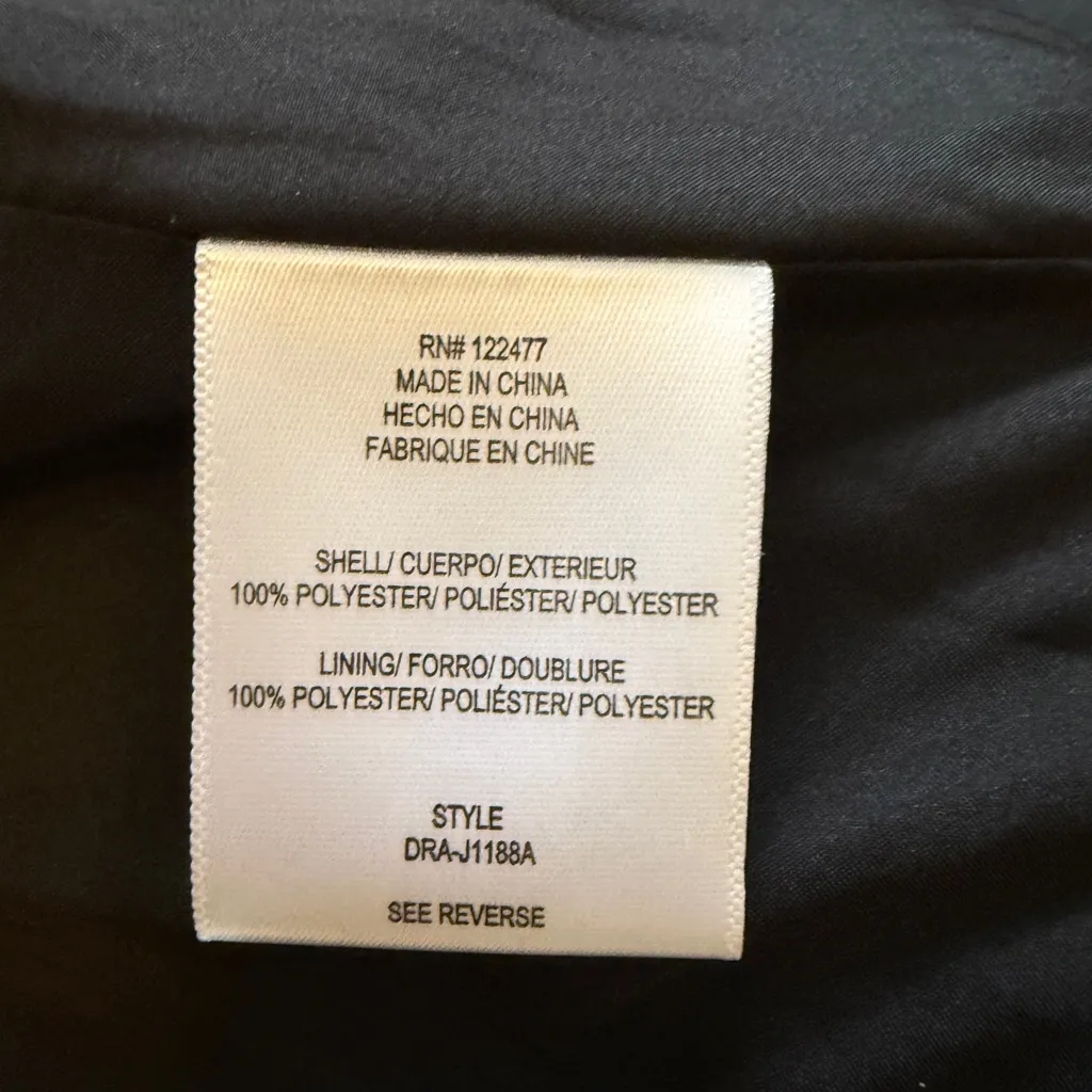 Anthropologie dra Los Angeles Black Cropped Jacket Women's Small NWT - Image 7