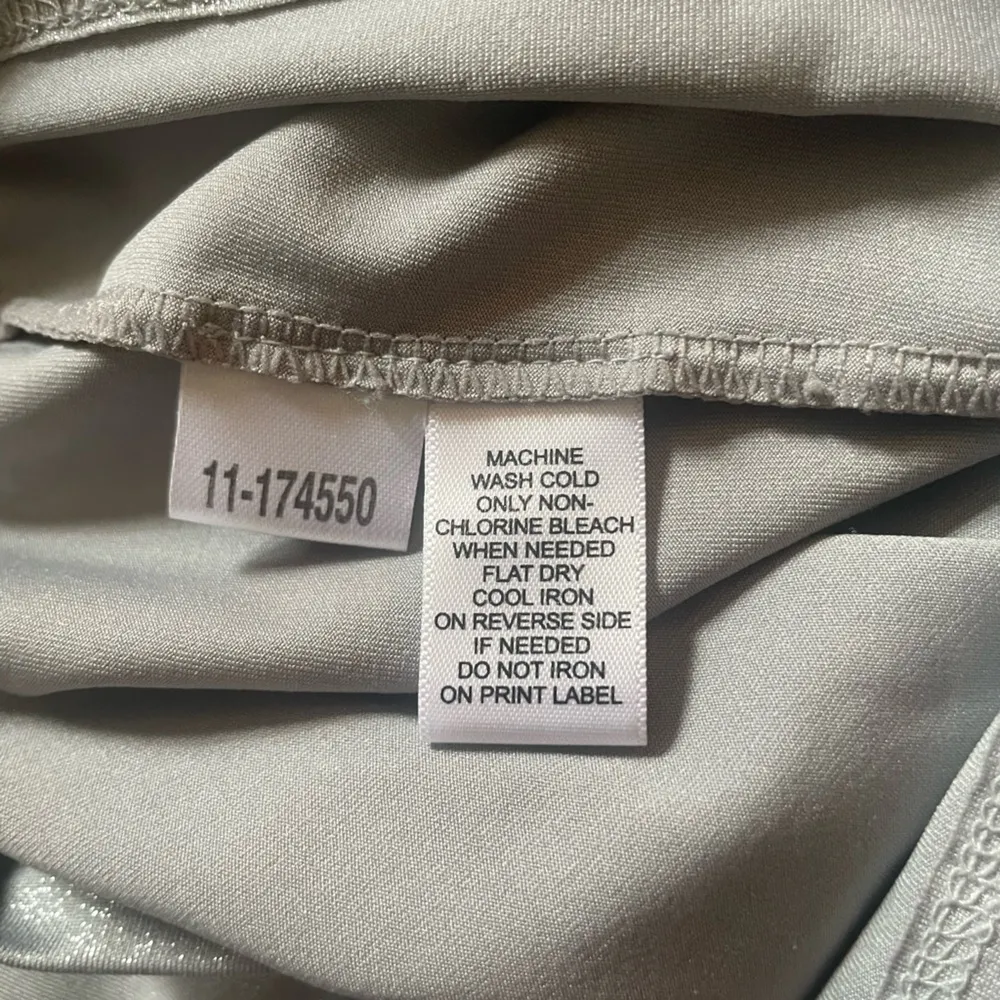 Ann Taylor, LOFT Silver Metallic Spaghetti Strap Bodycon Tank Top - Image 11