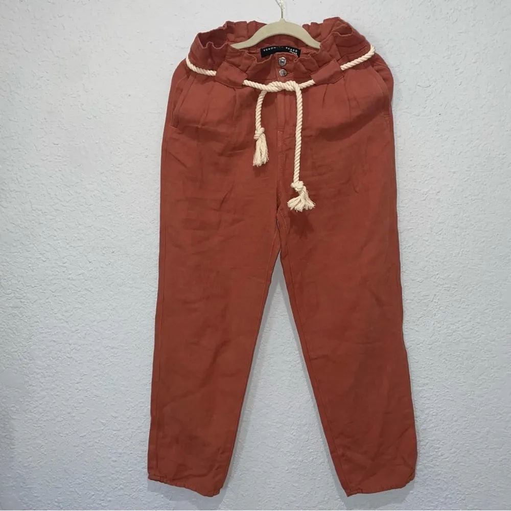 Veronica Beard Karter Pleated Crop Pant - Image 2