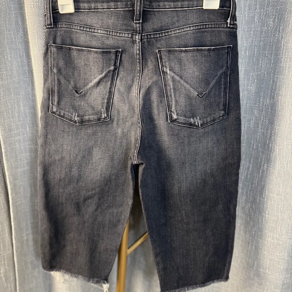 Hudson Zoeey HR Cut Off BF Bermuda Shorts Sz 26 Color Mali - Image 5