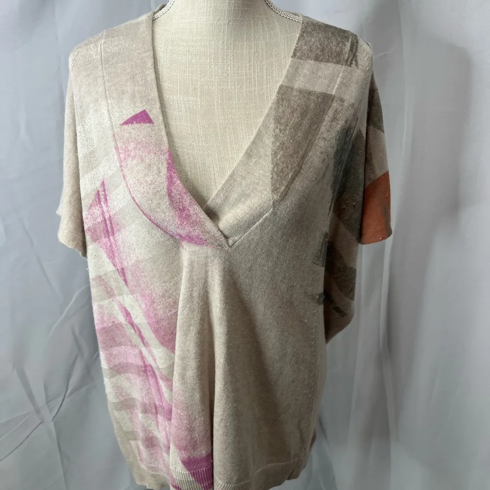 Moth Anthropologie Los pocitas oversized poncho sweater small - Image 4