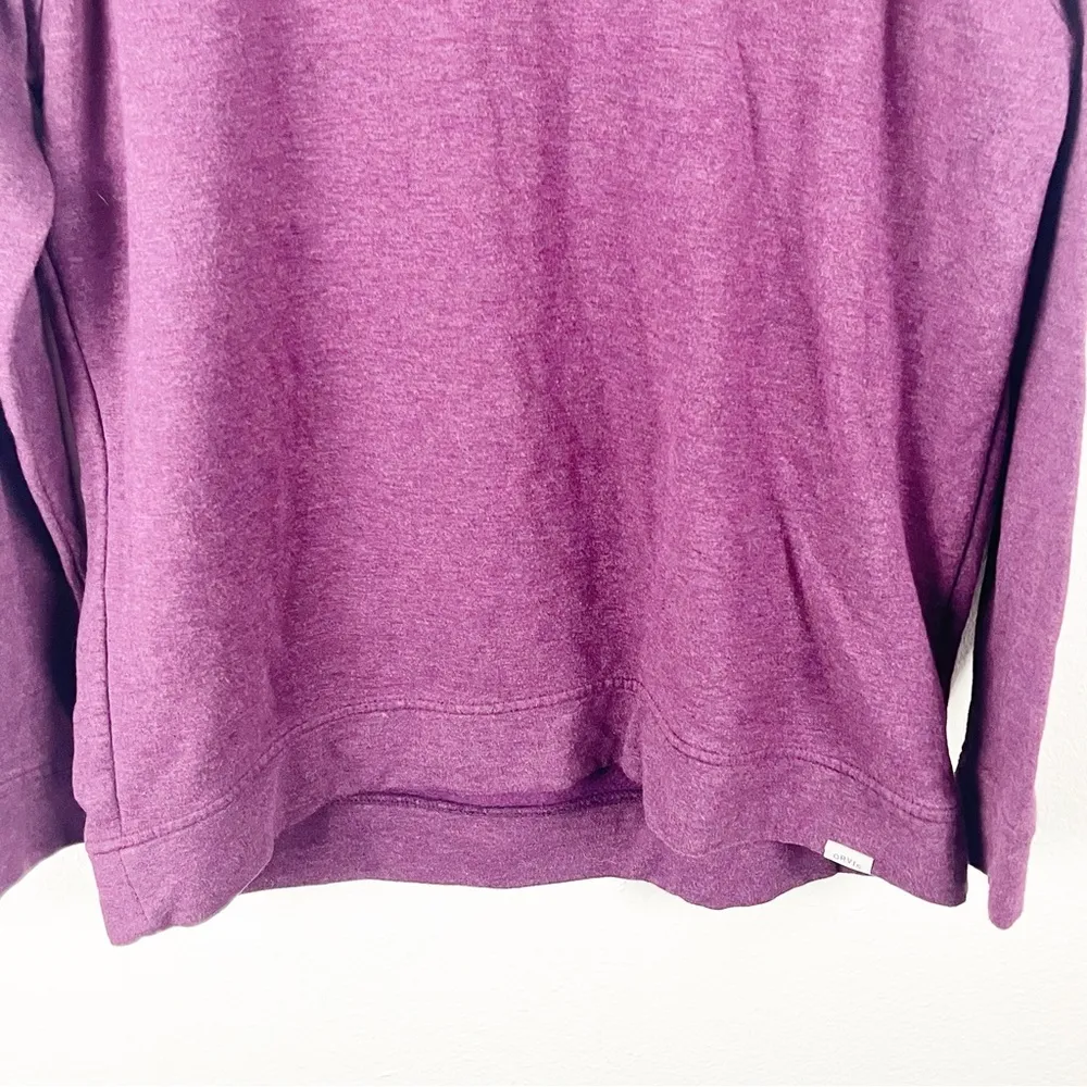 ORVIS Burgundy Modal Blend Long Sleeves Crewneck Pullover Sweatshirt, Medium - Image 8