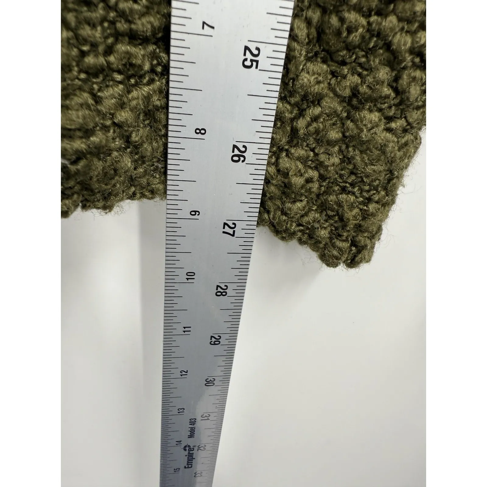 Eileen Fisher Merino Wool Blend Textured Knit V Neck Sweater - Image 7