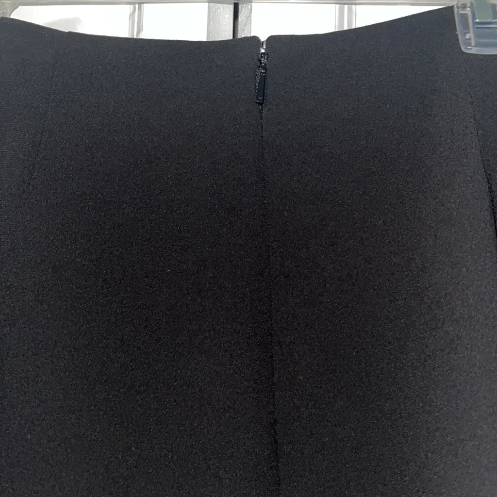 Whistles‎ Size 8 Black Mini Skirt with Gold Buckle - Image 3