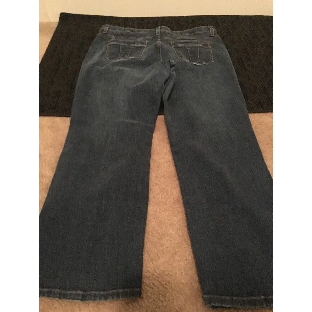 Lee Women's Jeans Pants Pockets Size 15 Short Blue - Image 4