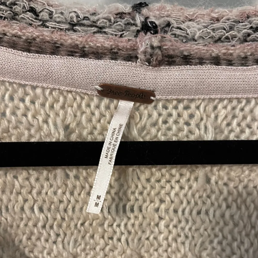 Craft Time Dramatic Huge Sleeve Sweater Wool Blend Ivory Boho Sz M - Image 4