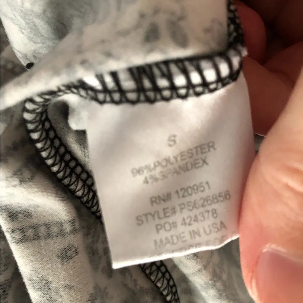 Pink Rose Black and White Sleeveless dress floral - Image 6