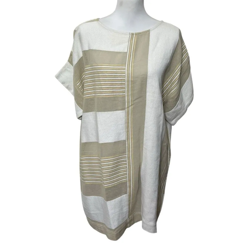 Ace & Jig Clarke Tunic Dress Women’s Size Small Cotton Solstice Stripe Mini - Image 2