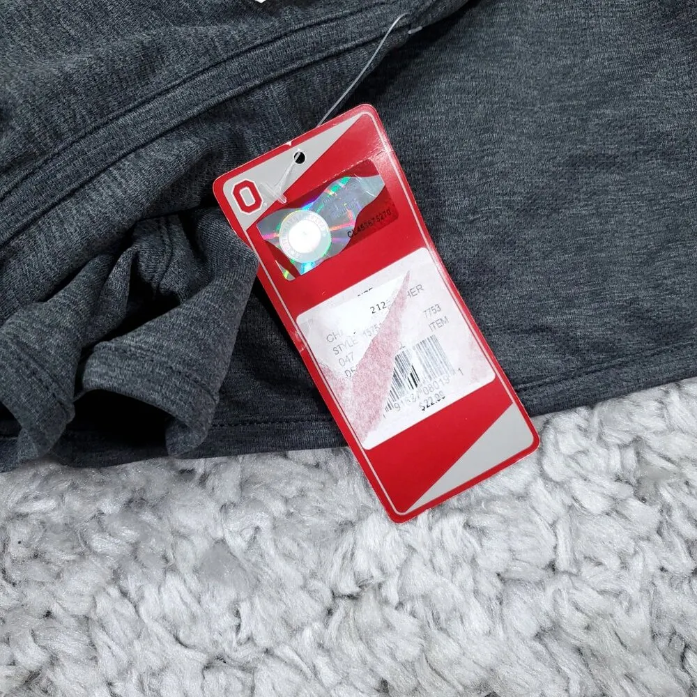 Ohio State Athletic Apparel Buckeyes NCAA OSU Women's Shorts Size XL Gray Lined - Image 2