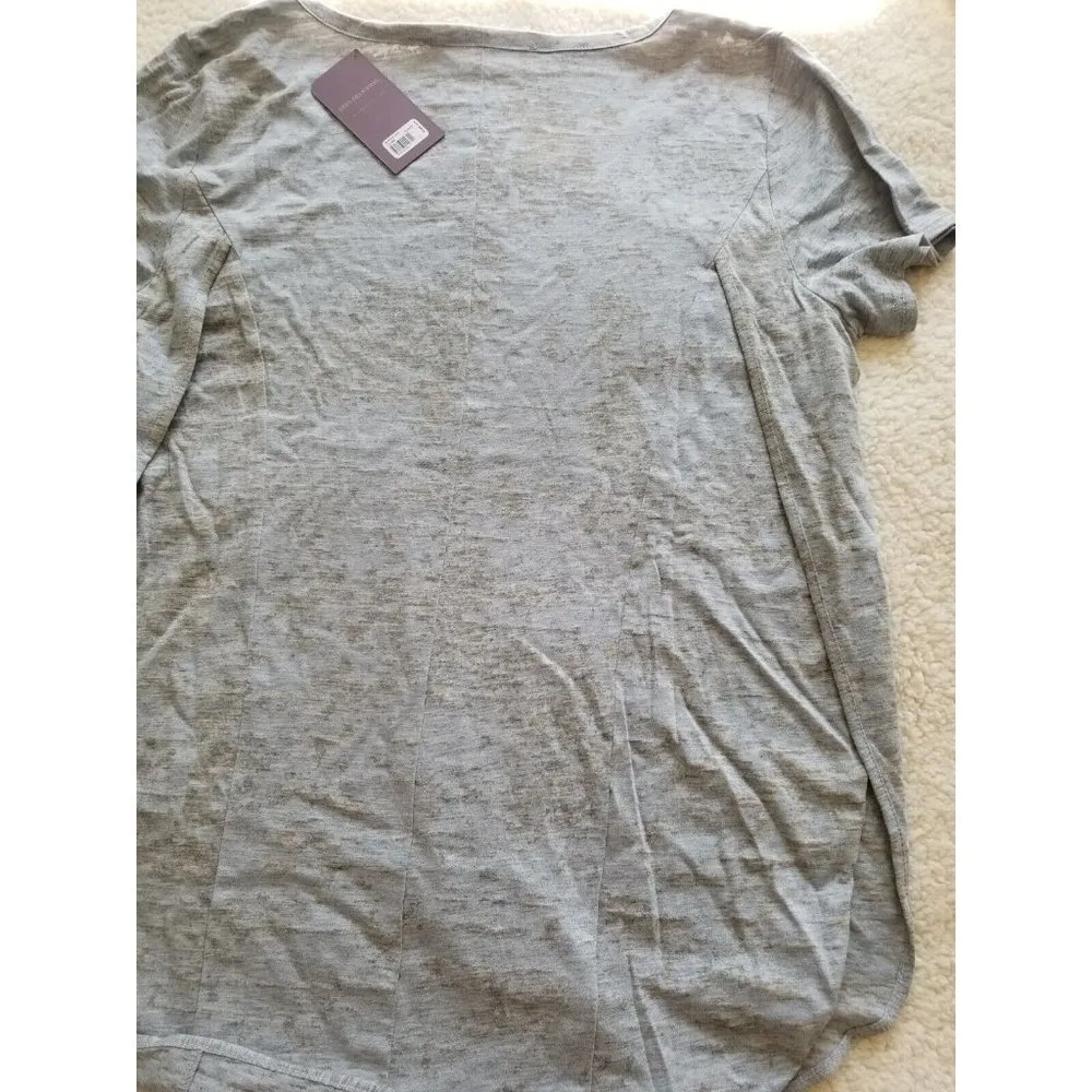 Yummie by Heather Thomson Jersey Burnout Tee w/Side Vents Lt Blue Women's Size L Size L - Image 3