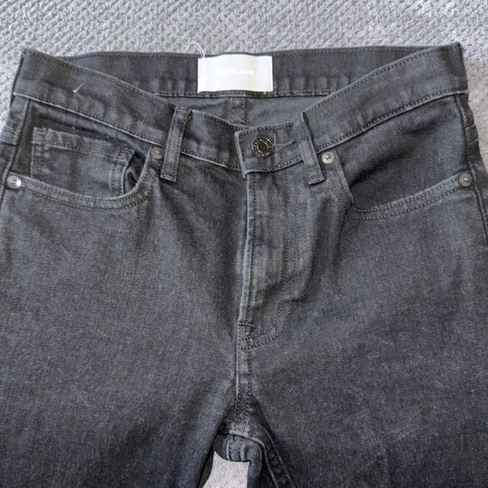 Everlane Washed Black High Rise Ankle Skinny Jeans Size 26‎ Stretch Denim - Image 6