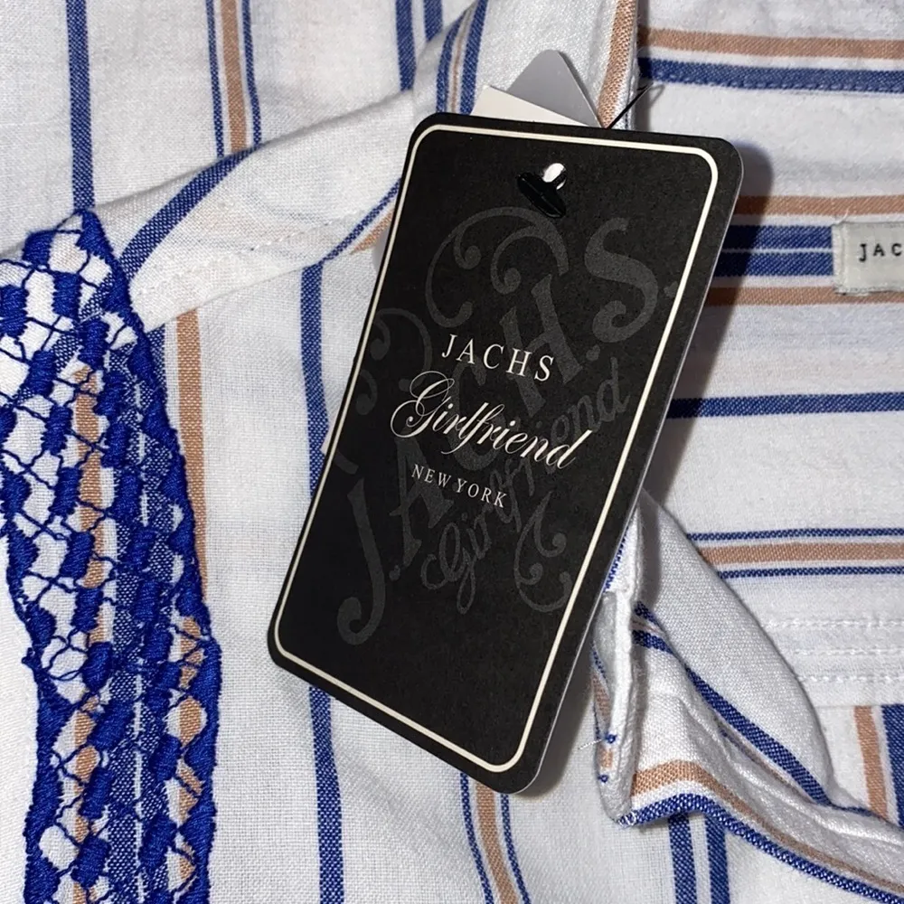 Jachs Girlfriend Striped buttondown highlow tunic - Image 10