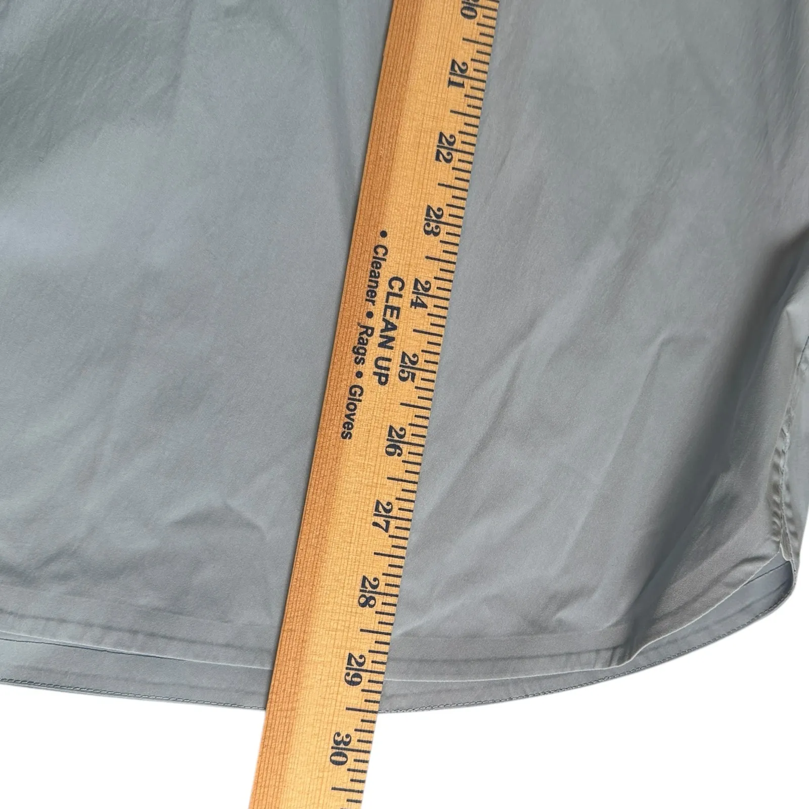 Athleta Oversized Button Up Shirt Light Blue Long Sleeve Relaxed Fit Women's M - Image 11