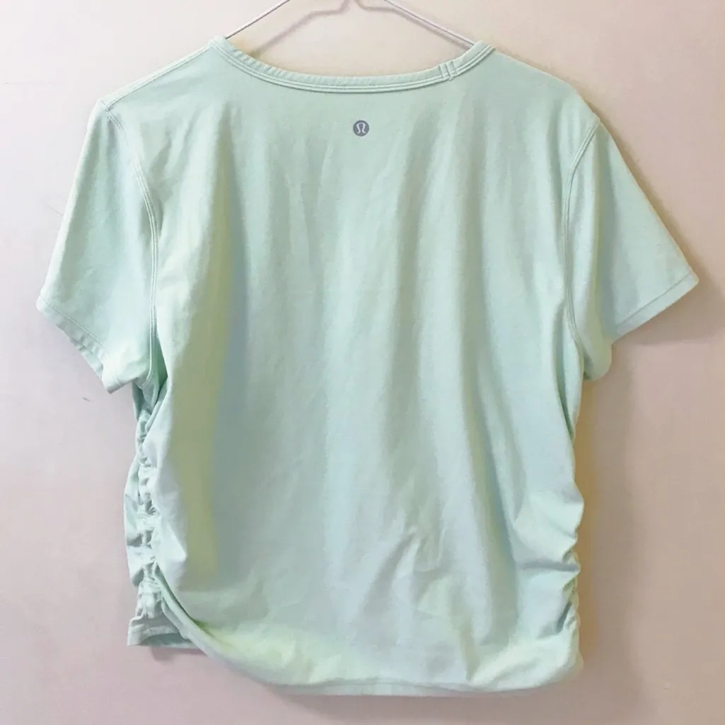 Lululemon All It Takes Short-Sleeve T-Shirt *Nulu Kohlrabi‎ Green Top Size 14 - Image 5