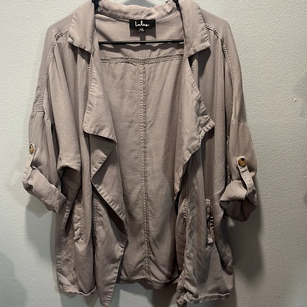 Lulus  light grey jacket - Image 6
