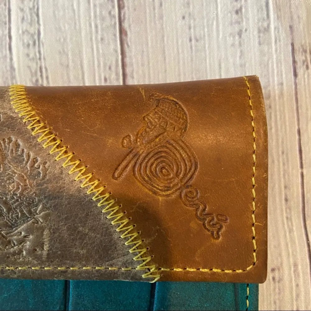 Peru Leather Trifold Wallet. Great Used Condition. - Image 2
