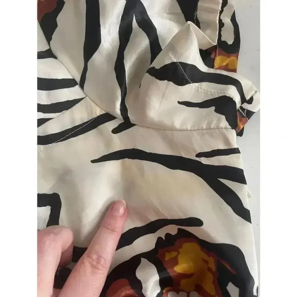 Women's Lane Bryant Zebra Print‎ Mini Silky Dress Size 18/20 GUC! - Image 10