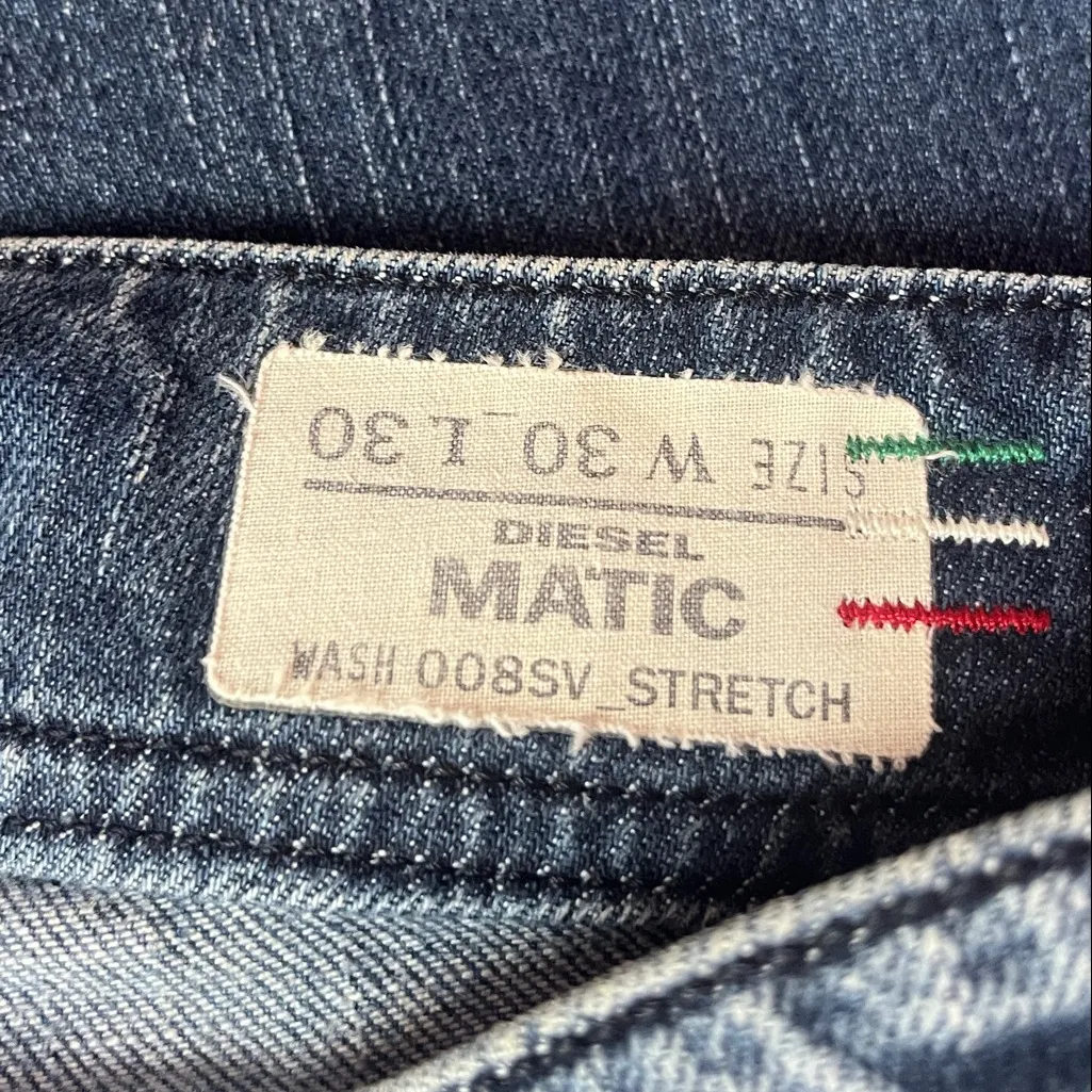 Diesel Y2K Matic Low rise Italian made  Denim Jeans - Image 14