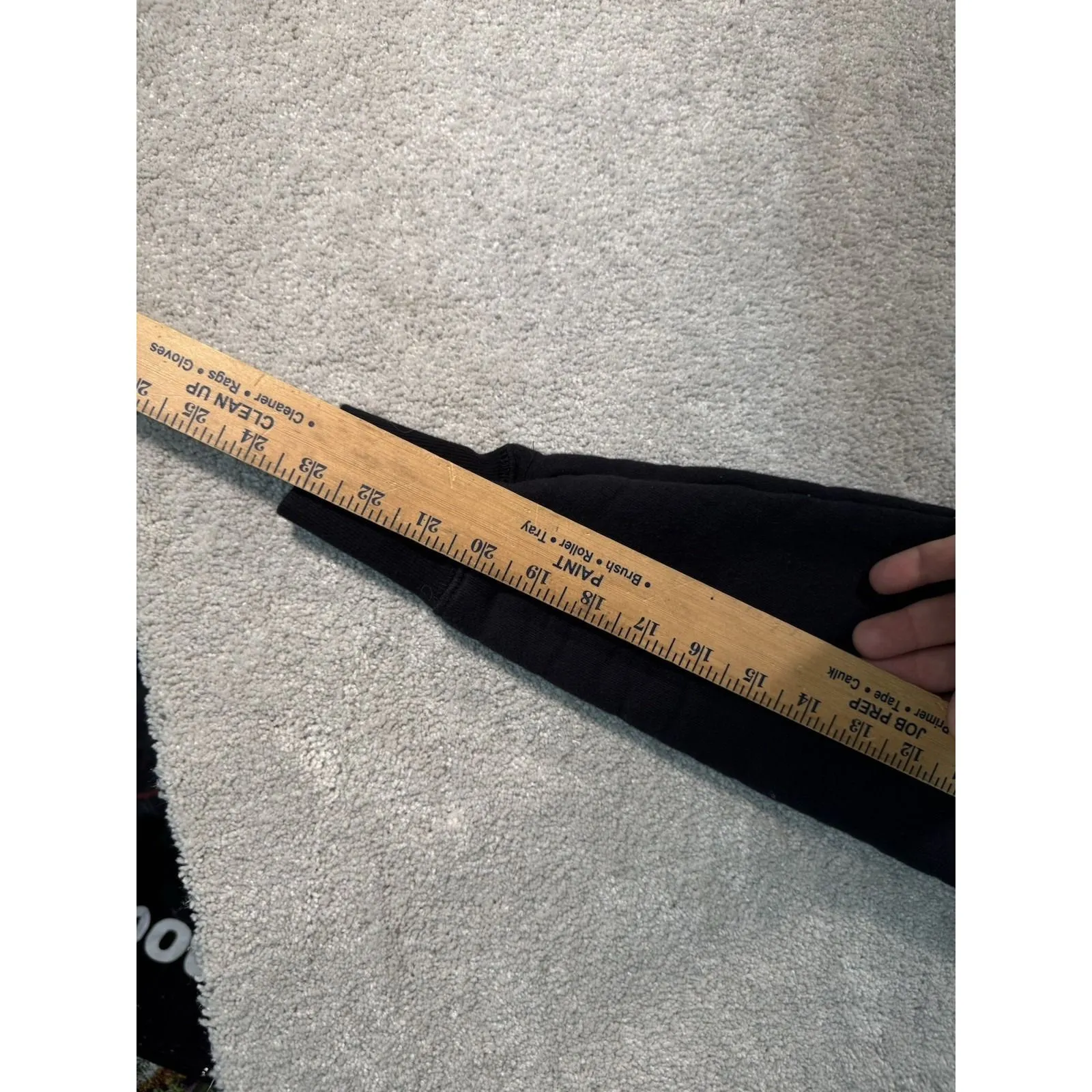 Good American "The Icon" Black Metallic Hoodie Heavy Cotton Woman's‎ 0/0 XS/S - Image 11