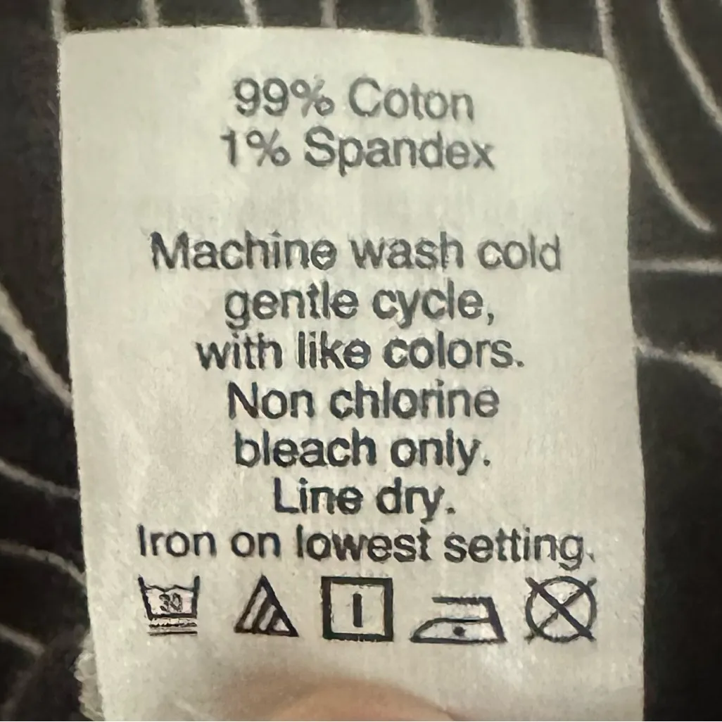 Madewell Pierside Black White Striped A Line Dress Mini Size XS Pockets preppy - Image 9