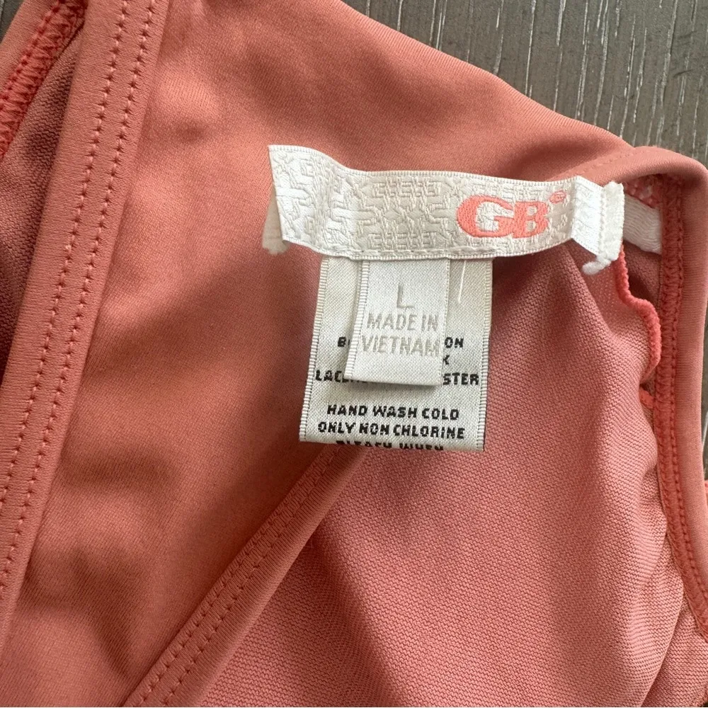 Gianni Bini Swimsuit Bikini Halter‎ Top Size Large - Image 6