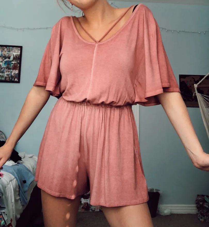 American Eagle Outfitters Pink Romper - Image 5