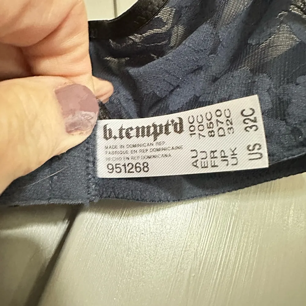 🆕 b.tempt’d Blue Lace Underwire Bra - Image 4