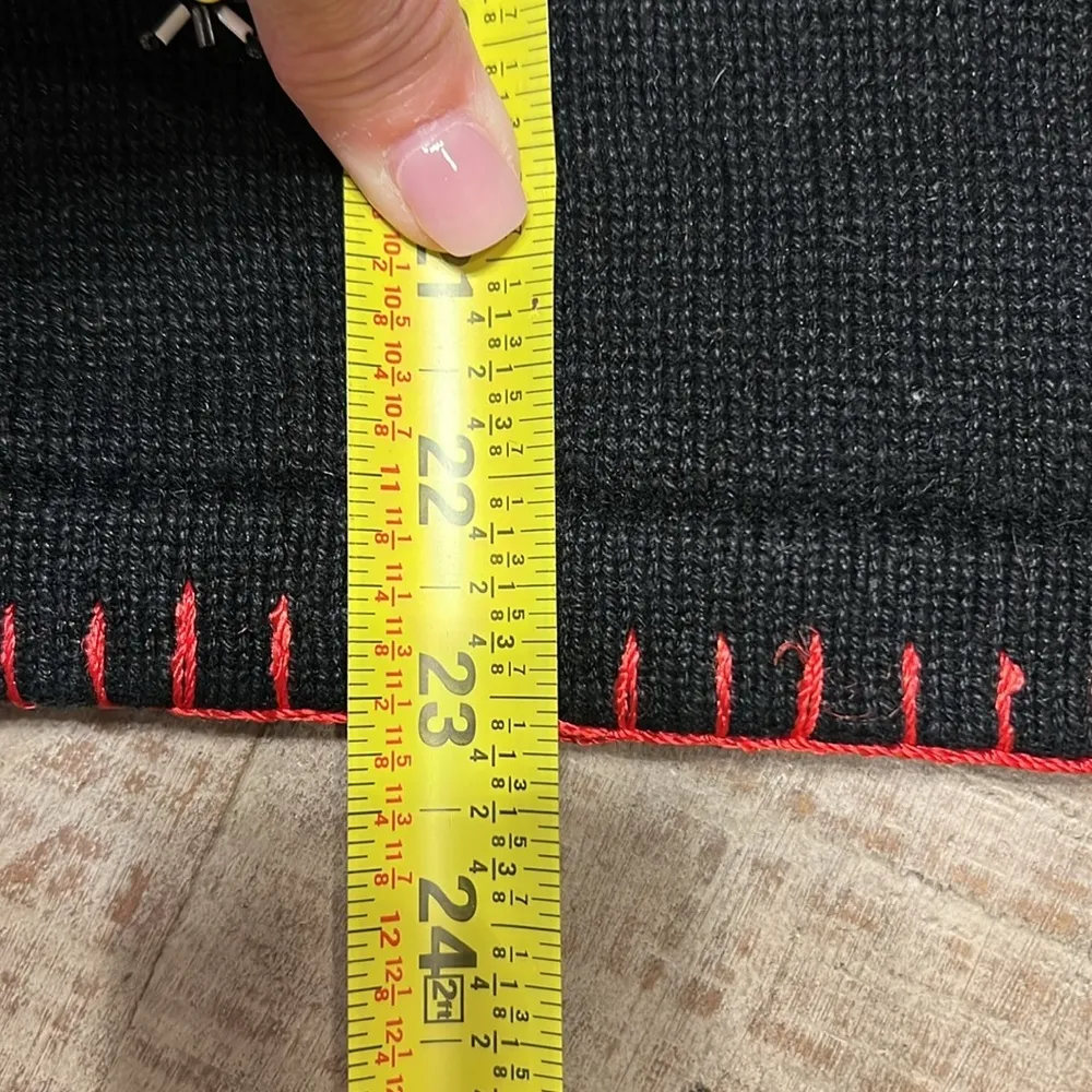 B.P. Design Vtg Kitty Cat Kitty Ugly Christmas Sweater Glitz Glam Sparkle VGUC Black Size XXL - Image 6