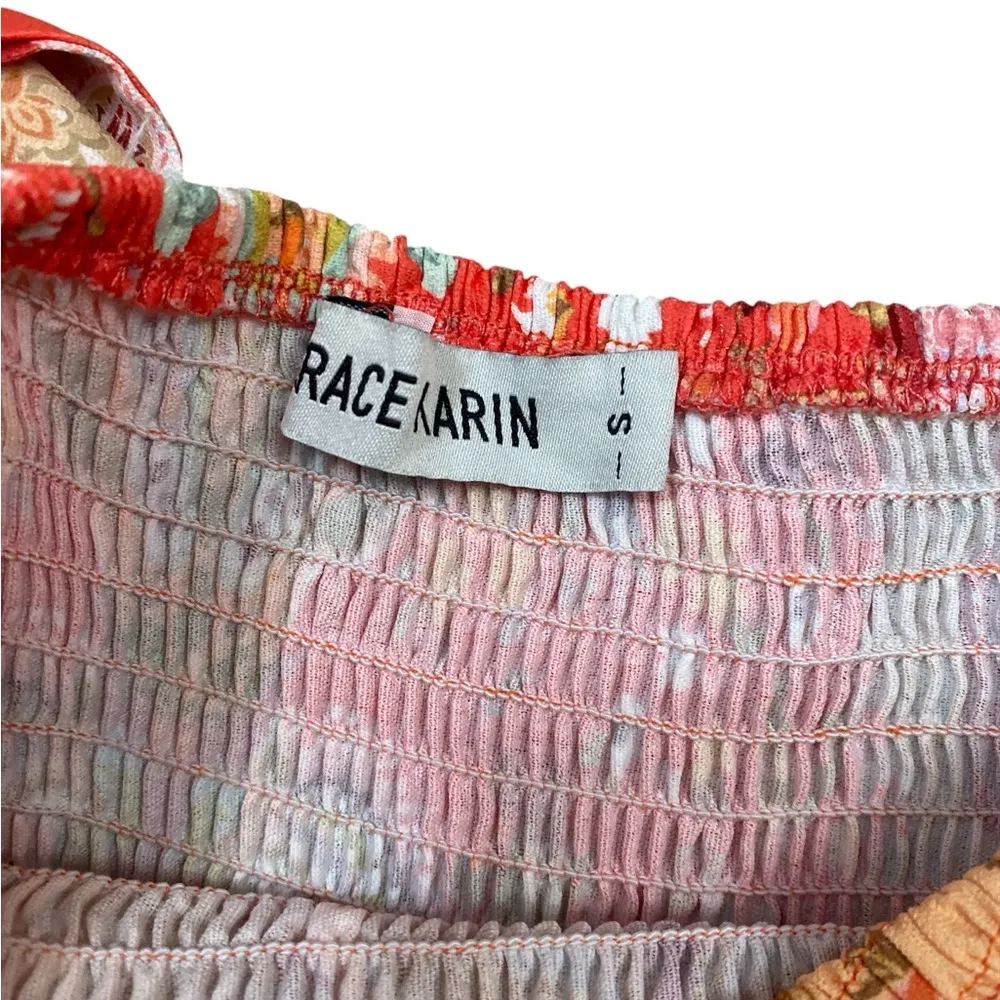 Multicolor Paisley Smocked Halter Tiered Maxi Dress - Image 3