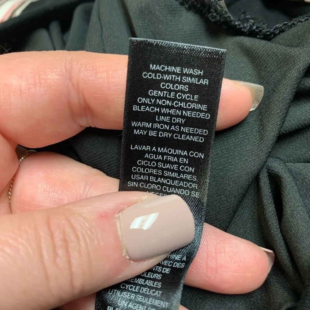 White House Black Market Womens Sheath Dress Bell Sleeve Flippy Hem Stripes Sz 8 - Image 12