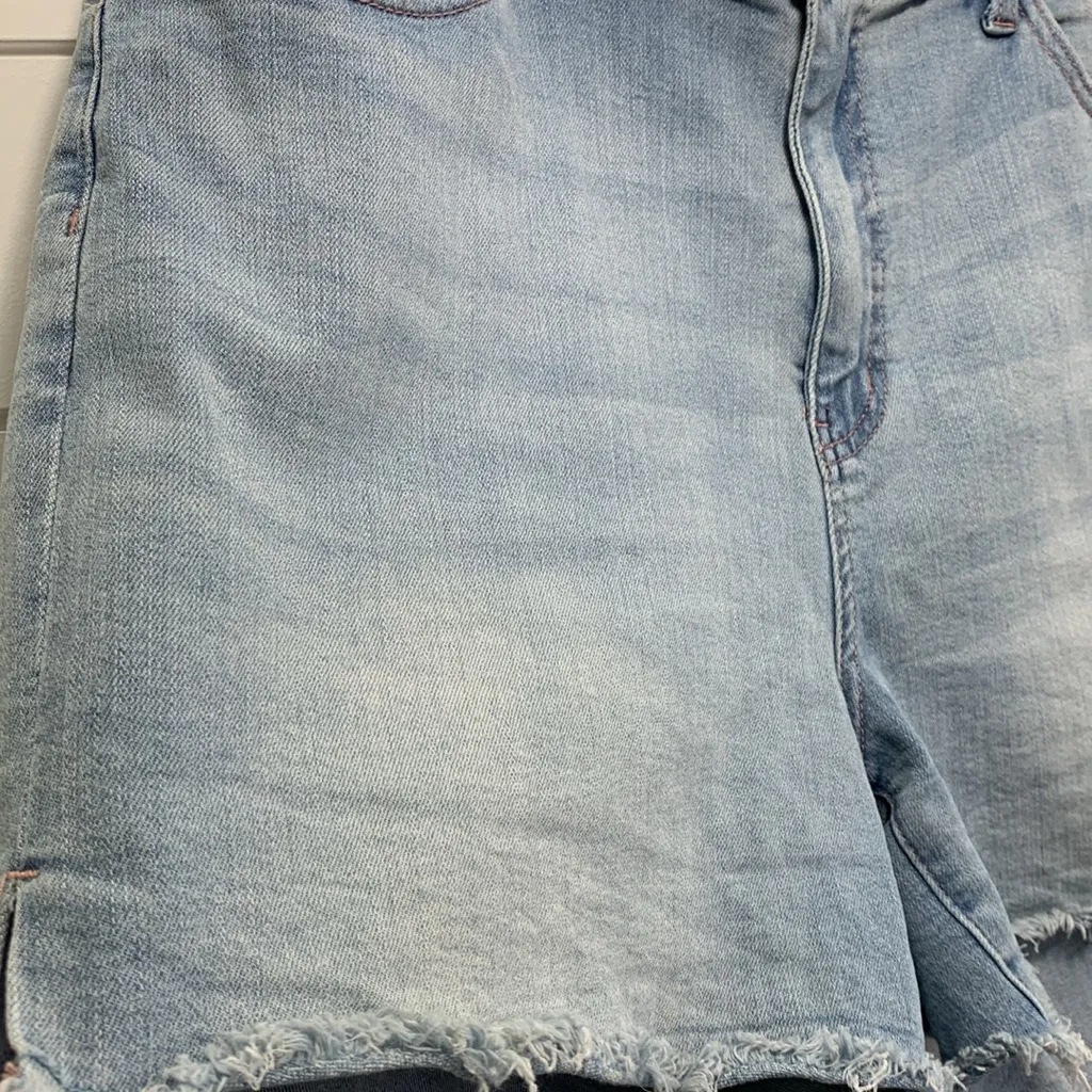 Judy Blue Braided Waistband Blue Shorts style# JB150098LT Stretchy Size‎ 2XL - Image 7