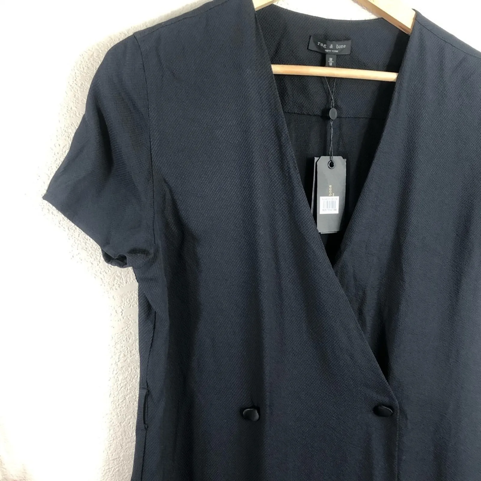 Rag and Bone NWT  Tabitha black mini dress - Image 6