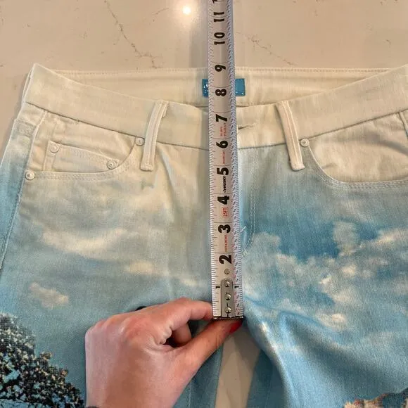Mother Denim The Looker in A Day in Paradise Skinny‎ Jeans size 25 White - Image 11