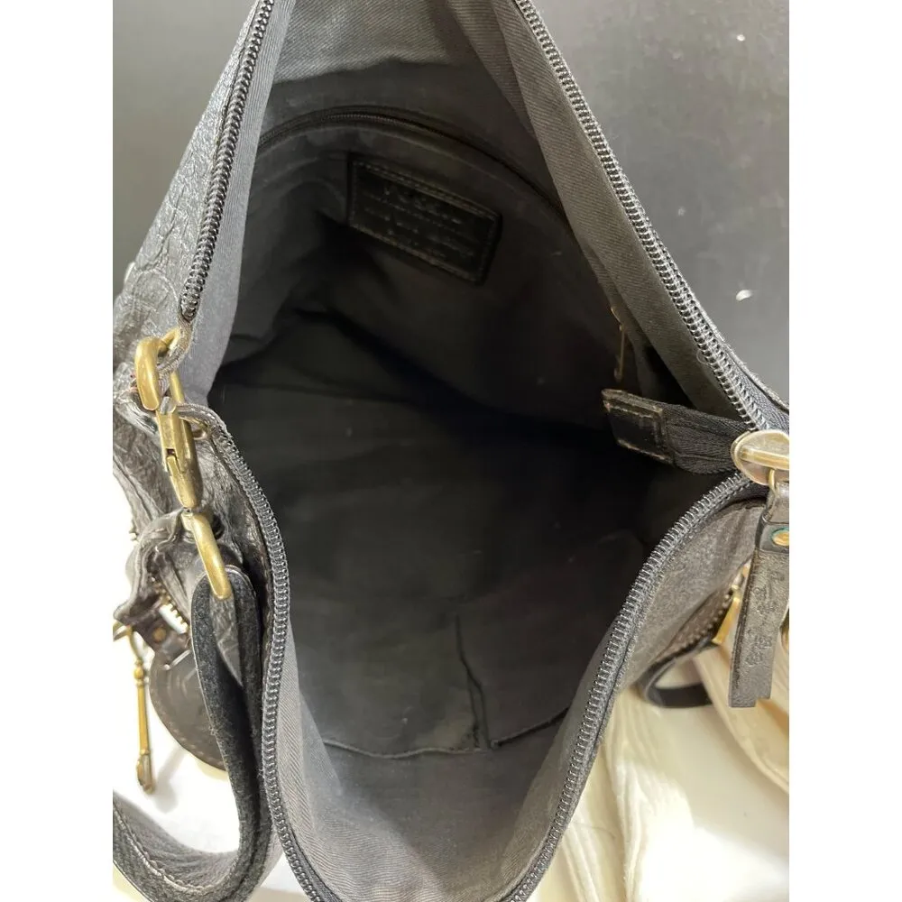 Fossil Women's Black Genuine Leather Crossbody Purse SKU 6147 - Image 6